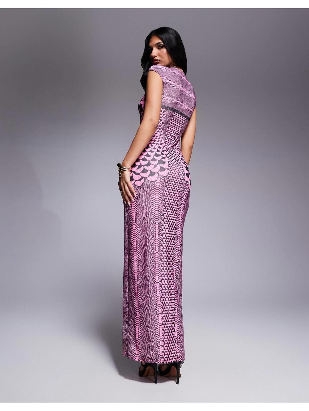 AFRM CODY DRESS maxi with stretch xs - Picture 2 of 7